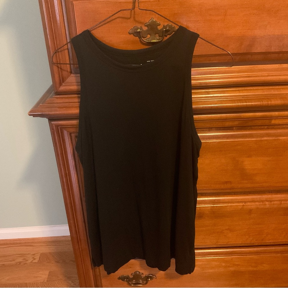 Ann Taylor Loft Black Sleeveless Tank Top